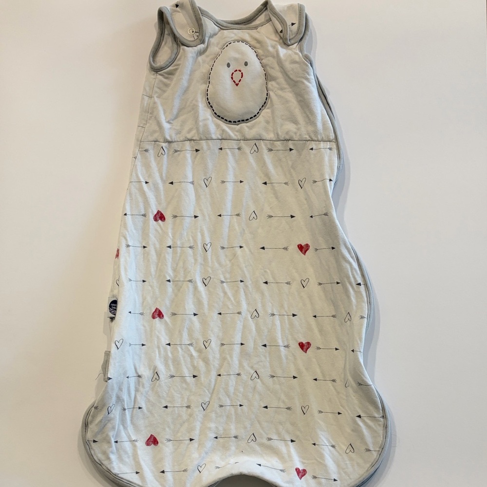 Nested Bean Heart Design Light Weight Bamboo Sleep Sack TOG .3